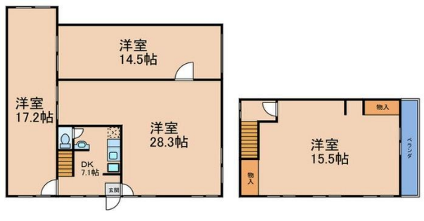三島郡島本町高浜3-4-21 島本町高浜３丁目貸事務所の画像