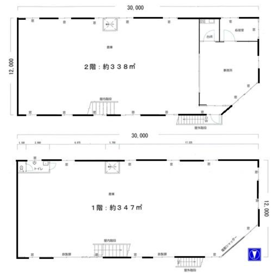 門真市下馬伏町10-1 門真奥村倉庫の画像