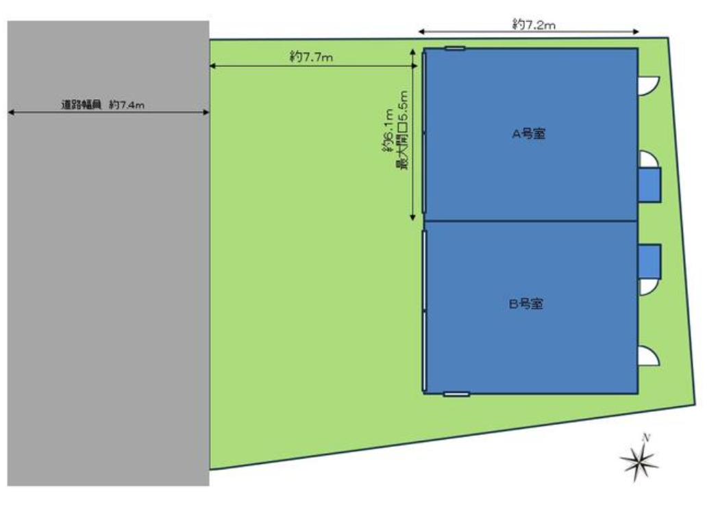 宝塚市山本野里2-17 山本野里２丁目倉庫ガレージの画像