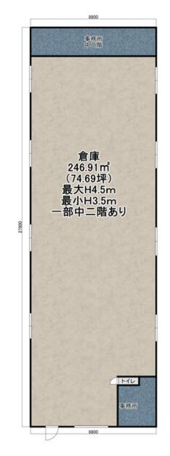 大阪市城東区東中浜9-8-7 東中浜９倉庫の画像