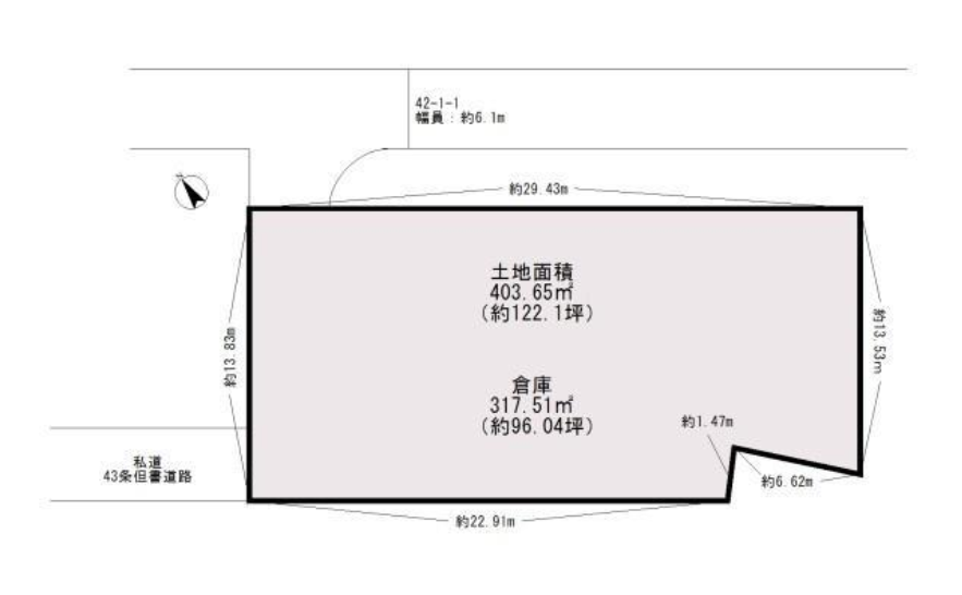 泉北郡忠岡町北出3-1-36 忠岡売倉庫