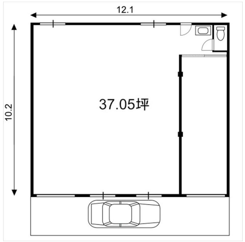 東大阪市新町21-35 仮称新町貸倉庫A号室の画像