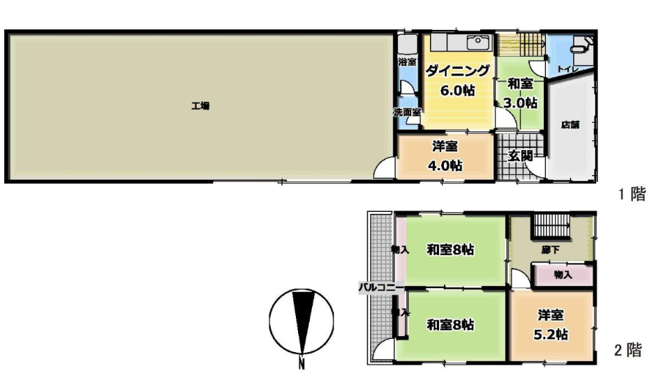 泉南市兎田493-1 新家工場・店舗付き戸建の画像
