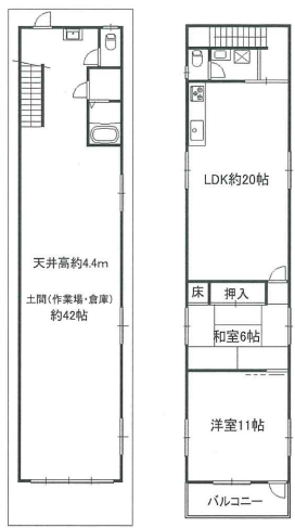 大阪市住吉区万代東1-4-4 姫松売倉庫の画像