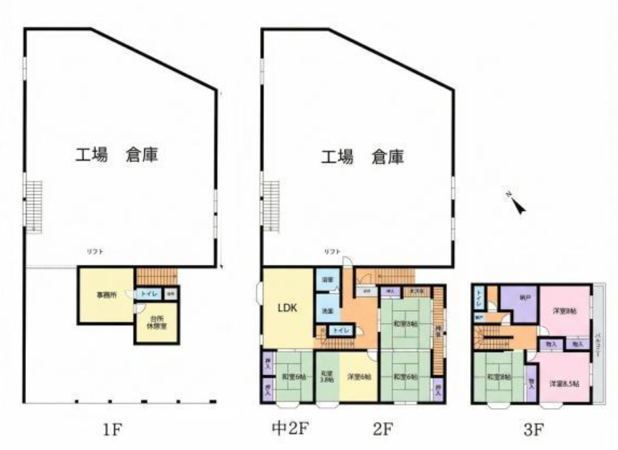 泉佐野市上之郷 長滝売倉庫の画像