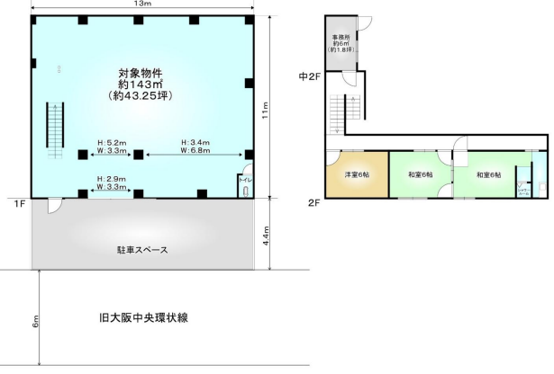 八尾市老原9-93 志紀貸倉庫の画像