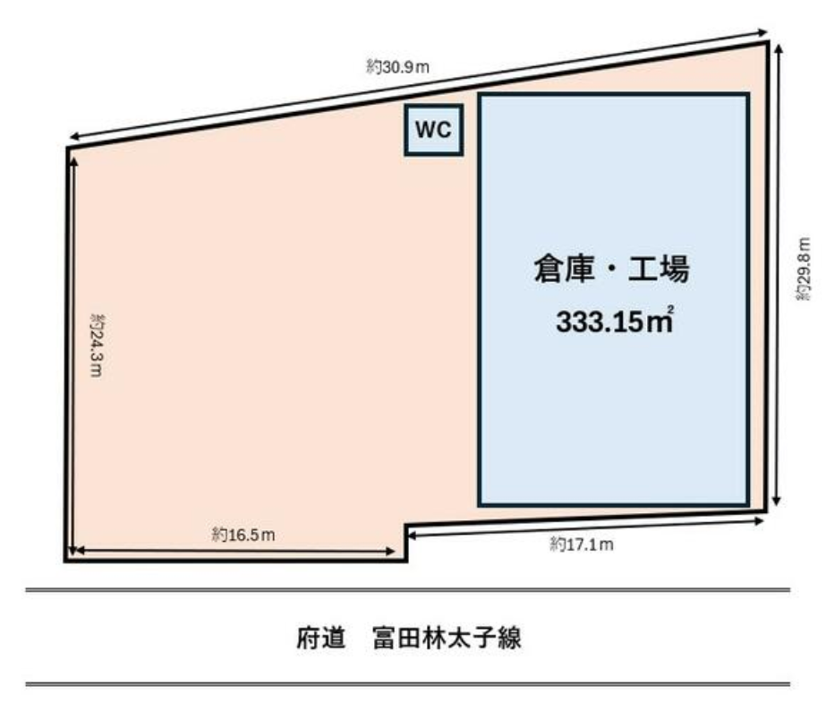 南河内郡河南町大字一須賀476-1 喜志貸倉庫の画像