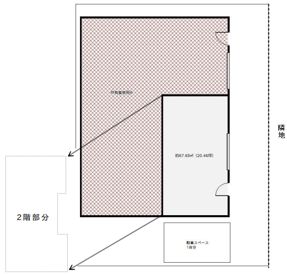 箕面市外院2-3-14 外院2丁目倉庫3号の画像
