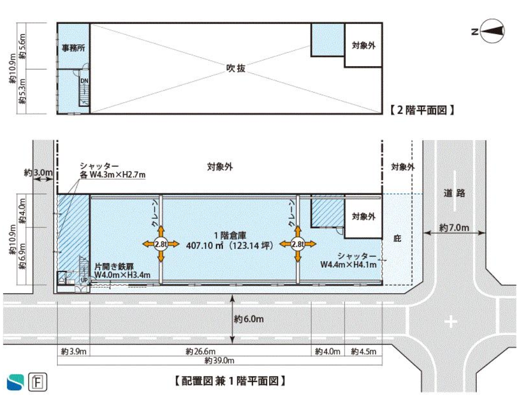 東大阪市森河内西１丁目 高井田中央貸倉庫の画像