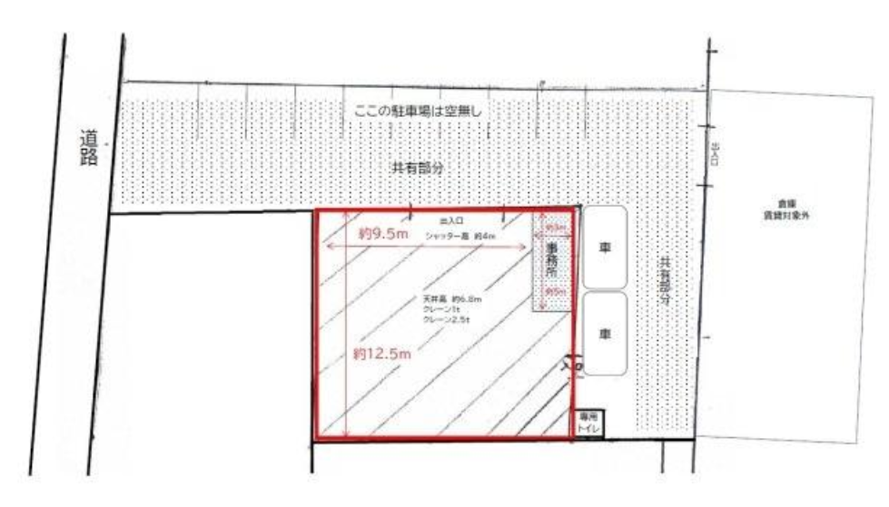 堺市中区大野芝町75-2 初芝貸倉庫の画像