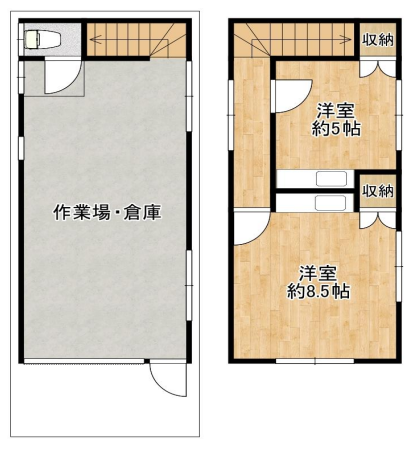 八尾市堤町 貸倉庫 19坪