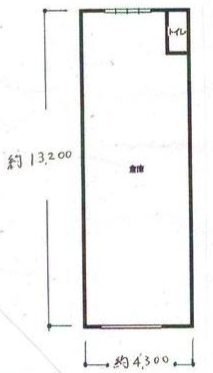 大阪市住之江区北加賀屋 貸倉庫 18坪の画像
