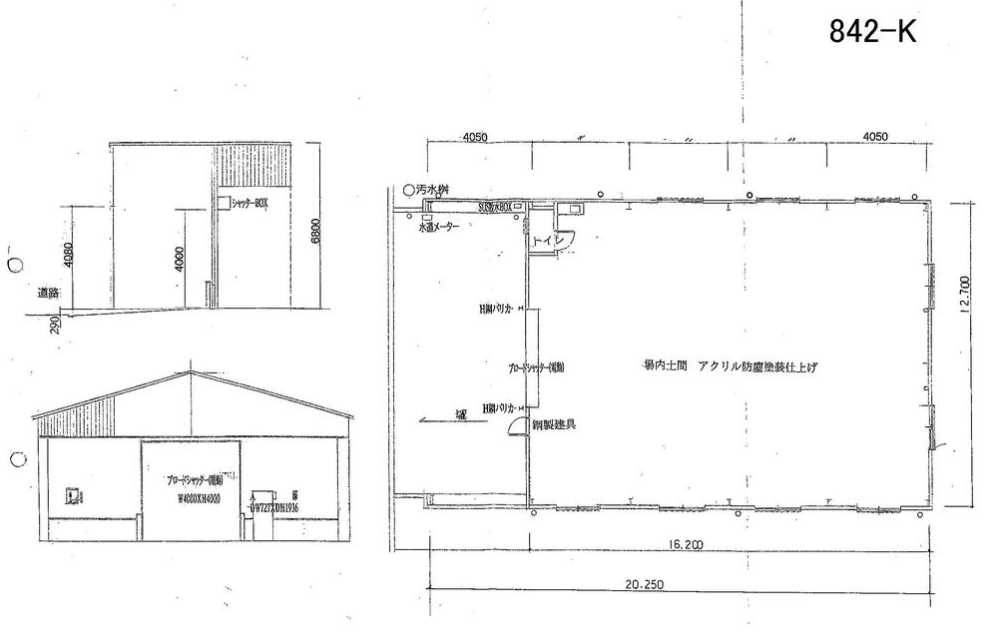 八尾市老原 貸倉庫 62坪の画像