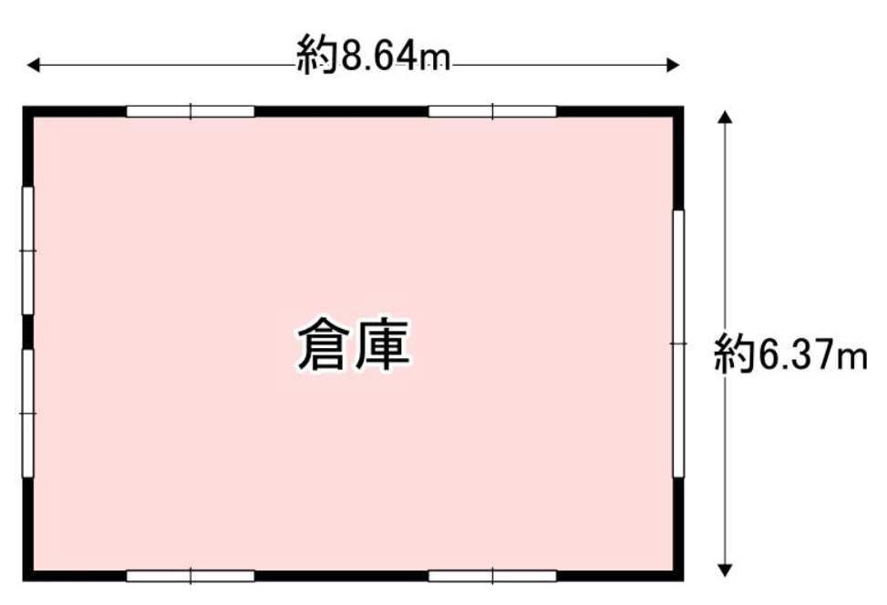 柏原市法善寺 売倉庫 17坪の画像