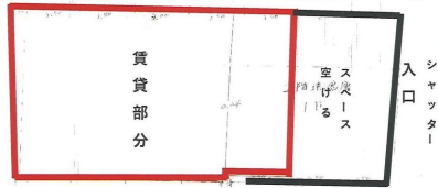 岸和田市極楽寺町 貸倉庫  45坪 竹田倉庫の画像